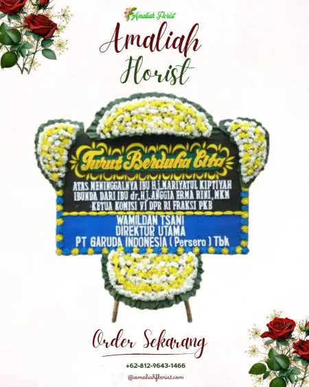 Papan Bunga Duka Industritenayan